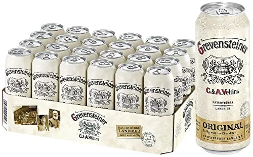 Grevensteiner Original Landbier Naturtrüb, EINWEG (24 x 0.5 l Dose)