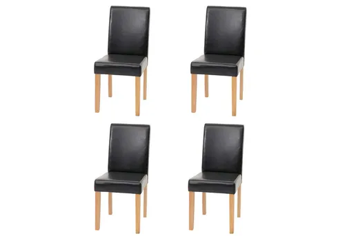 PROREGAL® Esszimmerstuhl Esszimmerstuhl klassisch und zeitlos HxBxT 90x43x56cm Material, Farbe (4 St), Mit hochwertigem Bezug, erhältlich in vielen Ausführungen