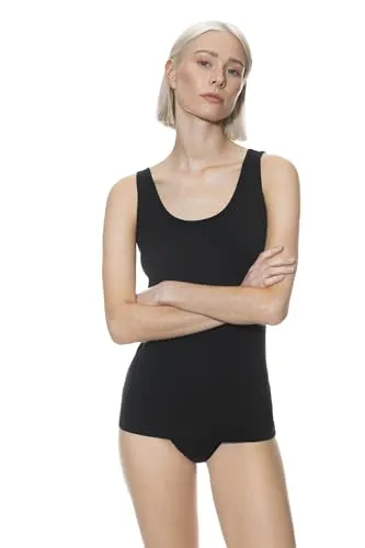 Mey Tagwäsche Serie Comfort Cotton Damen Tops Schwarz S(S)