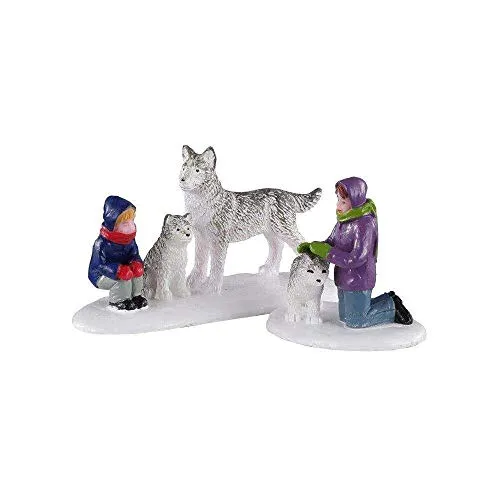 Lemax - Future Sled Dogs 02941 Figur Weihnachtsdorf Winterdorf