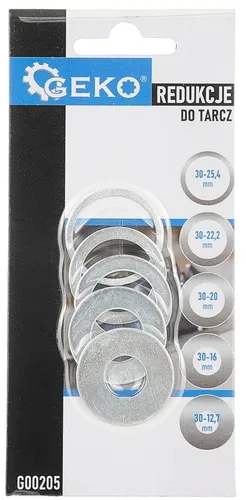 5x Reduzierringe Distanzringe Ø 30 mm auf 25,4 / 22,2 / 20 / 16 / 12,7 mm