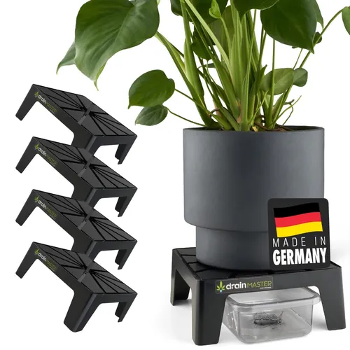 DrainMaster 4er Set | Blumentopf Untersetzer