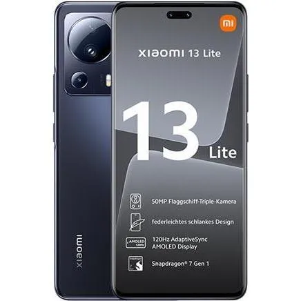 Xiaomi 13 Lite 256GB 8GB RAM 5G EU Black von Xiaomi