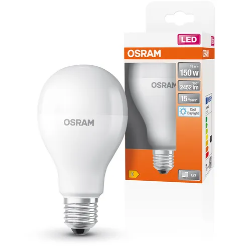 OSRAM E27  LED Lampe STAR opalweiß mattiert 19W wie 150W 6500K