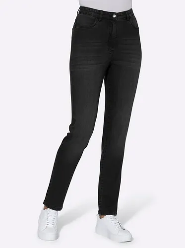 Bequeme Karottenjeans mit hohem Bund