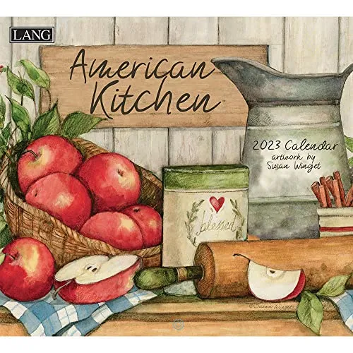 LANG American Kitchen Wandkalender 2023