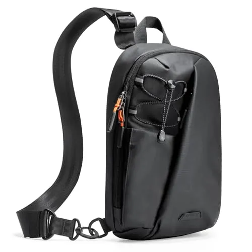 Inateck Sling Bag X-Row - Sport-Schultertasche mit spritzwassergeschütztem Material und intelligentem Stauraum für optimalen Komfort und Sicherheit beim Wandern und Reisen.