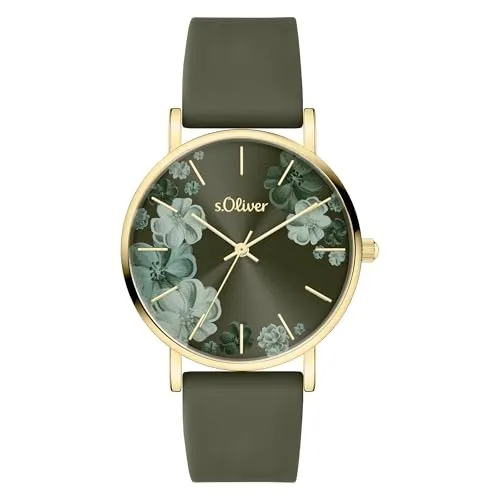 s.Oliver Damenuhr in grün von s.Oliver