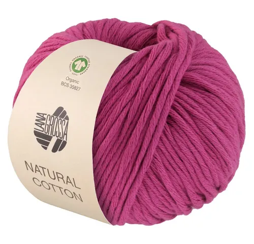 Produktbild LANA GROSSA NATURAL COTTON Häkelwolle, 80 m (Bio-Baumwollgarn in Millefili-Zwirnung), 50 g