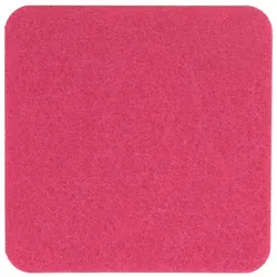 BIASTO Getränkeuntersetzer Eckiger Filz-Untersetzer, quadratisch 20x20cm, Pink - Cyclam, Zubehör für Gläser, Vasen, Tassen, Teller, Tische, Gläser, Weingläser, Cocktails, Flaschen, Schalen, Tischdeko, Blumentopf, Inhalt: jeweils 1 Stück, einfach Mix mischen und Wunschkombination bestellen. rosa Ø 27,3 cm x 20 cm x 0,3 cm x 20 cm