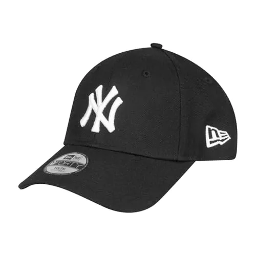New Era Kinder 9Forty Cap - New York Yankees schwarz/weiß - Stylische 9Forty Cap für Kids von 6-12 Jahren, verstellbar für optimalen Sitz und Komfort. Perfekt für jeden Freizeitlook!