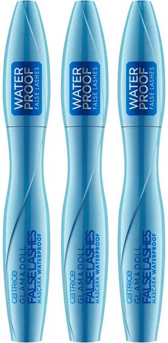 Catrice Mascara Glam & Doll False Lashes Mascara Waterproof, 3-tlg.