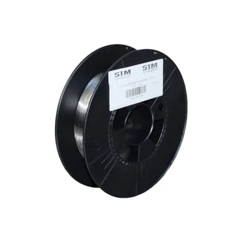 STM Schweißtechnik Edelstahl-Schweißdraht VA V2A 308L 1.4316 0,8 mm 0,5-15 kg MIG MAG Niro Inox STM Durchmesser 0,8 mm D200 2 kg