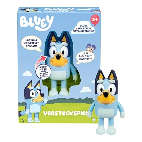 Moose Bluey Versteckspiel, d (Deutsch) (91581) - Gesellschaftsspiel für Kinder, fördert Kreativität und Teamarbeit mit den beliebten Charakteren aus Bluey.