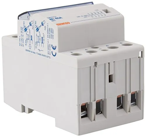 Gewiss GWD6724 Schütz 230VAC 40A 4S - Sonstige Elektroinstallationsartikel, ideal für anspruchsvolle Schaltanwendungen, mit 4 Schließern und IP20 Schutzart für zuverlässige Leistung.