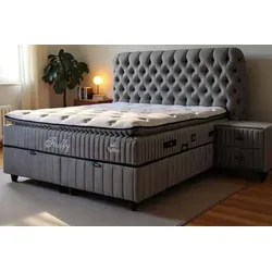 Pointhome Bss Fluffy Boxspringbett Set 140x200 cm von PointHome