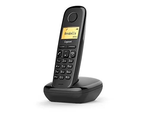 Gigaset A170 Solo - Kabelloses DECT-Telefon - Festnetztelefon mit Freisprecheinrichtung und 50 Speicherplätzen. Genießen Sie kabellose Freiheit und eine lange Gesprächszeit von bis zu 18 Stunden.