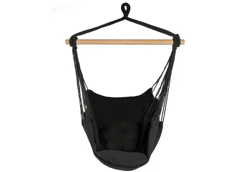 ib style Hängematte Kalea Hängesessel Cappuccino, Hängestuhl mit 2 Kissen und Zubehör - bis 150kg belastbar