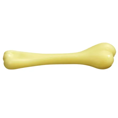 Vanilleknochen 17 cm, Hundespielzeug Nylon Vanille Knochen Zahnpflege - 45178