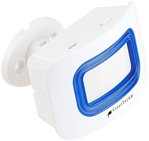 VisorTech Zubehör zu Alexa als Alarmanlage: PIR-Bewegungsmelder für WLAN-Alarmanlage XMD-3000.AVS, 10 m Reichweite (WiFi-kompatible WLAN, Alexa Einbruchschutz, LED)