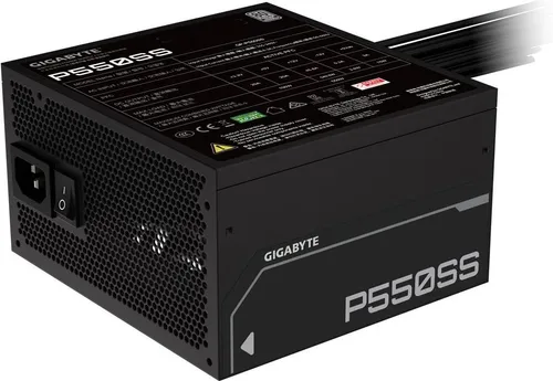 GIGABYTE P550SS Netzteil - 80 Plus Silver, Vollmodular & ATX 3.0 kompatibel - Netzteile mit 80 PLUS Silber Zertifizierung für hohe Effizienz. Vollmodulares Design und leistungsstarke Single +12V-Schiene für optimale Leistung in Gaming-PCs.