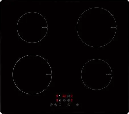 Exquisit EKI 601-2 Induktionskochfeld - Kochfeld mit 4 Kochzonen, TouchControl, Kindersicherung und Restwärmeanzeige – ideal für sicheres und schnelles Kochen in der modernen Küche.