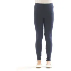 SYS Leggings Kinder Mädchen Leggings Hose lang blickdicht aus Baumwolle blau 104