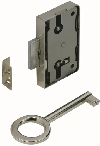 Hettich Aufschraubschloss vernickelt 40 mm von Hettich