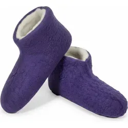 Bettschuhe IamFlauschi Chilled Lila Größe 36 / 37