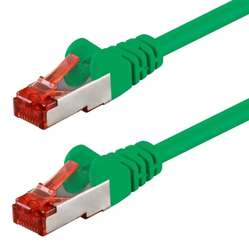 Netzwerk-Kabel Patchkabel SFTP PiMF CAT6 grün 15m