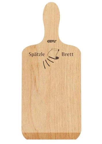 GEFU Spätzlehobel Spätzlebrett PANELO Holzbrett Spätzle Spätzlereibe