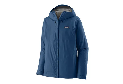 Patagonia Torrentshell 3L Jacket - Regenjacke XXL blau - Umweltfreundliche Funktionsjacke für Outdoorsportler, wasserdicht und winddicht mit Belüftungs-RV und Kapuze - ideal fürs Wandern.