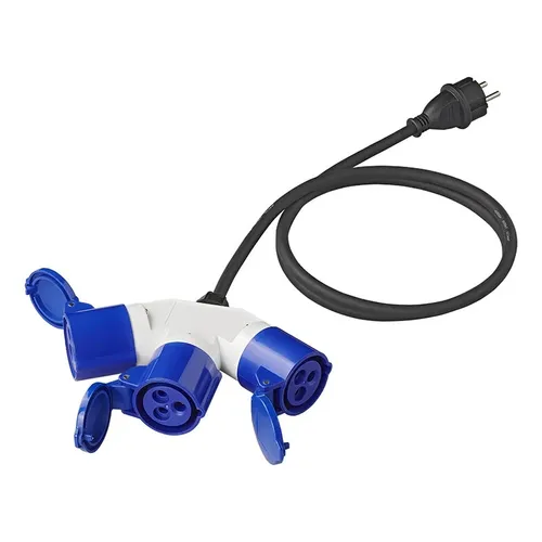 Adapterkabel 150cm 3x2,5mm² von Schuko Stecker nach CEE Wohnmobil Wohnwagen NEU