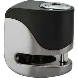 Kovix KS6 Alarm-Bremsscheibenschloss - Schwarz/Silber - Motorradbremsen mit 120dB-Alarm für maximale Sicherheit, einzigartigem Schlosskörper aus solider Zinklegierung und wiederaufladbarer Batterie für dauerhaften Schutz.