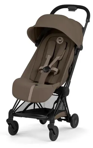 cybex Kinderwagen Coya Comfort Matt Black/Coconut Brown von CYBEX