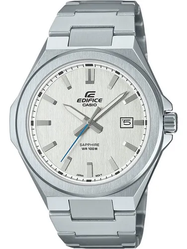 Casio EFB-108D-7AVUEF Herrenuhr - Herrenuhr mit 10 ATM Wasserdichtigkeit, elegantes Edelstahl-Gehäuse und Saphirglas für höchste Kratzfestigkeit. Ideal für sportliche Aktivitäten und den Alltag.
