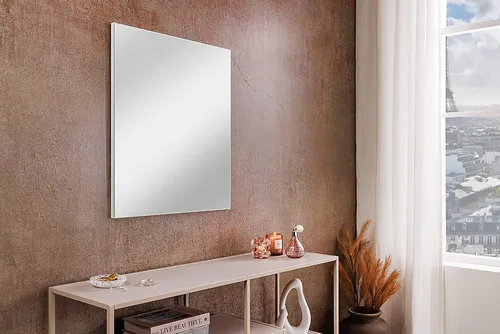 Wandspiegel JUSTUS 70cm in Weiß - Modernes Design für jeden Raum - Badspiegel mit langlebiger Melaminbeschichtung, ideal für Flur, Garderobe, Bad & Schlafzimmer - vereint Funktionalität und zeitlose Eleganz.