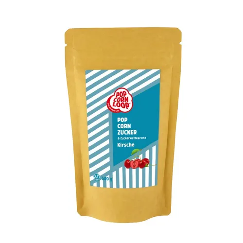 Popcornloop® KIRSCHE 500gr Premium Zuckeraroma von popcornloop