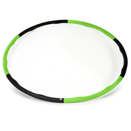 TOOLZ Hula Hoop Reifen mit Massagefunktion – 100 cm Ø – 8-teiliges Stecksystem – zum Abnehmen & für Rumpfstabilität – für Erwachsene