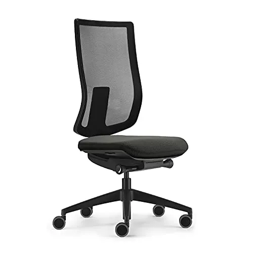 Sedus se:do Pro Light, Drehstuhl, Netzmembran Anthrazit, Schiebesitz, Rückenlehne verstellbar, Höhenverstellbar 40-52cm, bis 130kg Belastbar, 23° Öffnungswinkel