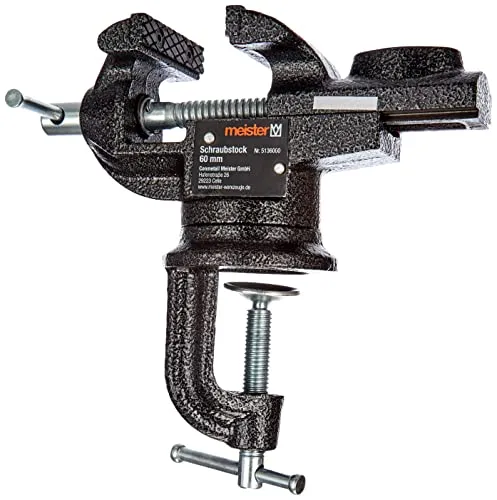 Meister 5136000 Feinmechaniker Schraubstock ,60 mm