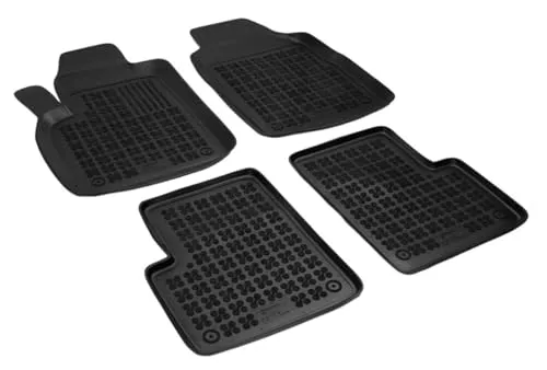 AZUGA Hohe Gummi Fußmatten passend für Fiat 500 ab 2007 AZ10300270 Automatten Gummimatten