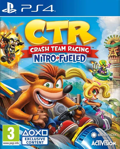 Crash Team Racing Nitro-Fueled (PS4) - Rennspaß pur - Spiele, PS4 und authentischer CTR-Spaß mit überarbeiteten Strecken, Charakteren und Online-Multiplayer für packende Wettkämpfe.