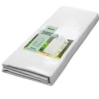 Outsunny Sonnenschirm - 140Lx73Wx190Hcm - Weiß - Zubehör für Gewächshäuser, schützt Pflanzen vor Frost und Vögeln mit reißfester, transparenter Folie für optimales Wachstum.