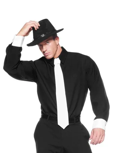 Underwraps Kostüm Gangster Shirt und Krawatte, Stylishes Accessoire für Euer 20er Jahre Kostüm