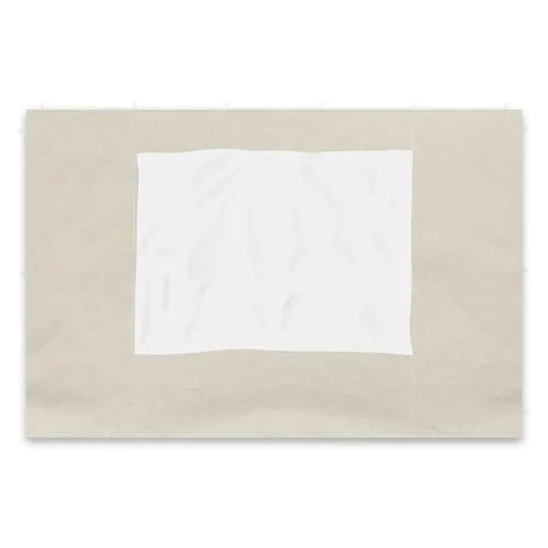 Seitenteile - 2 Seitenteile mit Fenster für Falt-Pavillon - Material: Polyester - Seitenwände Ersatzteile (Champagner)