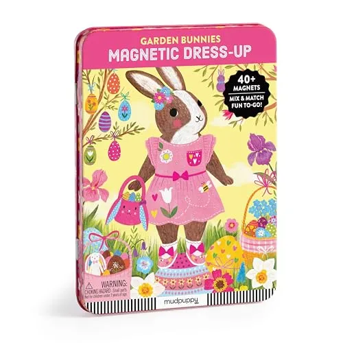Garden Bunnies Magnetic Dress-up