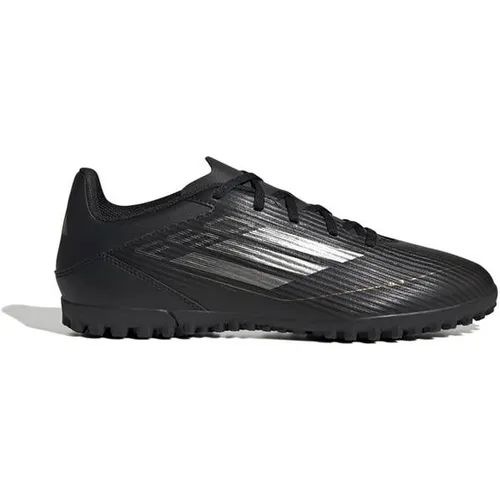 adidas Performance F50 CLUB TF Fußballschuh CBLACK/IRONMT/GOLDMT - Hochwertiger Fußballschuh in Größe 46 2/3 EU, ideal für den Einsatz auf Kunstrasen. Mit strapazierfähigem Obermaterial für optimalen Tragekomfort und Spielvergnügen.