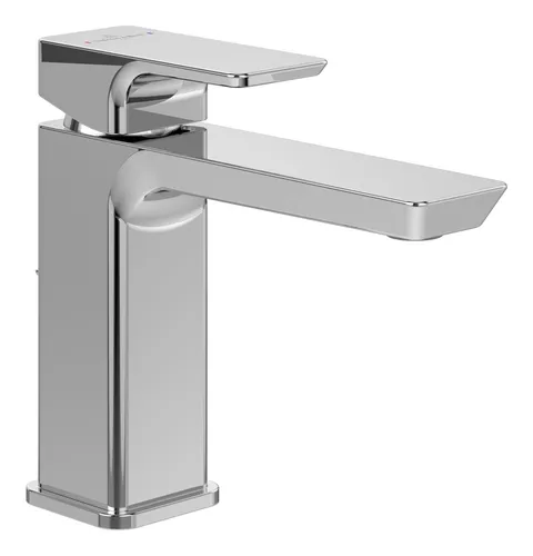 V&B EH-WTbatt SUBWAY 3.0 Einhebel-Waschtischarmatur - Bad- & Duscharmaturen mit keramischer Kartusche und verstellbarem Strahlregler für optimalen Wasserfluss von 4 l/min, elegantes Chrom-Design für modernes Badezimmer.