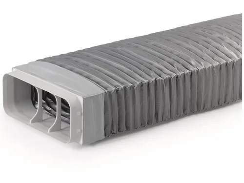Naber COMPAIR PRIME flow® P-System 150 Rohrbogen mit Flexkanal - Dunstabzugshauben-Zubehör mit N-Klick-System für sichere Verbindungen und reduzierte Strömungswiderstände. Ideal für optimale Strömungsleistung.